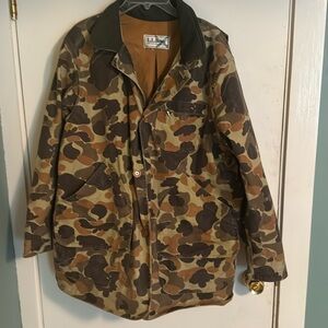 Llbean canvas duck hunting jacket